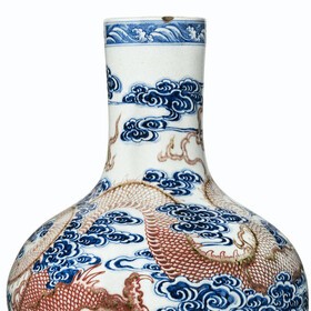 vase en porcelaine &quot;Tianqiuping&quot;